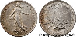 50 centimes Semeuse 1917  F.190/24