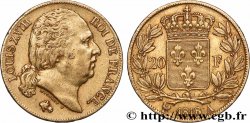 20 francs or Louis XVIII, tête nue 1818 Paris F.519/10 XF 
