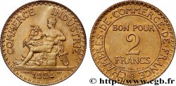 2 francs Chambres de Commerce 1924  F.267/6