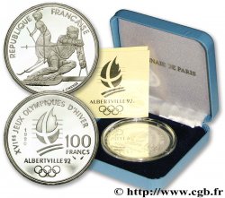 Belle Épreuve 100 francs - Slalom moderne / Belle Époque 1990 Paris F5.1611 1 FDC70 