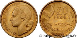 20 francs G. Guiraud, 4 faucilles 1950  F.402/3