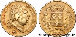40 francs or Louis XVIII 1818 Lille F.542/8