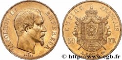 50 francs or Napoléon III, tête nue 1856 Paris F.547/3
