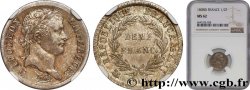 Demi-franc Napoléon Ier tête laurée, République française 1808 Lyon F.177/5 EBC62 NGC