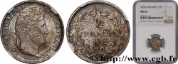 1/2 franc Louis-Philippe 1832 Paris F.182/14 SC64 NGC
