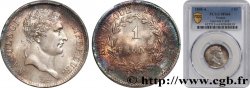1 franc Napoléon Ier tête laurée, République française 1808 Paris F.204/2 SC64 PCGS