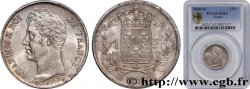 1 franc Charles X, matrice du revers à quatre feuilles 1830 Toulouse F.207A/31 SC63 PCGS