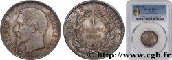 1 franc Napoléon III, tête nue 1860 Strasbourg F.214/19 SC64 PCGS