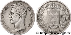 1 franc Charles X, matrice du revers à cinq feuilles 1826 Paris F.207/13