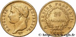 20 francs or Napoléon tête laurée, Empire français 1809 Paris F.516/1