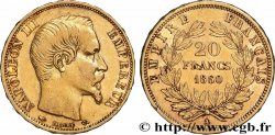 20 francs or Napoléon III, tête nue 1860 Paris F.531/18