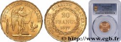 20 francs or Génie, Troisième République 1877 Paris F.533/5