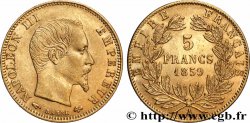 5 francs or Napoléon III, tête nue, grand module 1859 Paris F.501/7