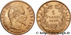 5 francs or Napoléon III, tête nue, grand module 1860 Paris F.501/11