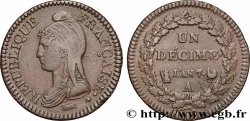Un décime Dupré, grand module 1799 Paris F.129/24