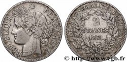 2 francs Cérès, avec légende 1871 Bordeaux F.265/6