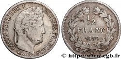 1/2 franc Louis-Philippe 1836 Strasbourg F.182/64