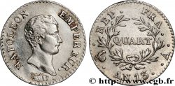 Quart (de franc) Napoléon Empereur, Calendrier révolutionnaire 1805 Paris F.158/8