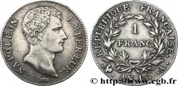 1 franc Napoléon Empereur, Calendrier révolutionnaire 1805 Paris F.201/14