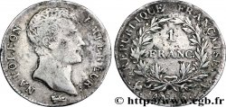 1 franc Napoléon Empereur, Calendrier révolutionnaire 1805 Paris F.201/14