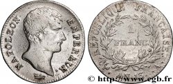 1 franc Napoléon Empereur, Calendrier révolutionnaire 1805 Paris F.201/14