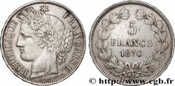 5 francs Cérès, sans légende 1870 Bordeaux F.332/5