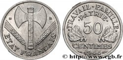 50 centimes Francisque, légère 1944 Beaumont-Le-Roger F.196/5