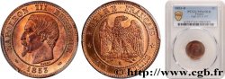 Deux centimes Napoléon III, tête nue 1853 Rouen F.107/2 FDC65 PCGS
