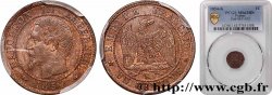 Un centime Napoléon III, tête nue 1854 Bordeaux F.102/13