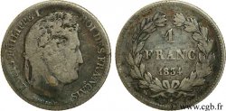 1 franc Louis-Philippe, couronne de chêne 1834 Rouen F.210/28