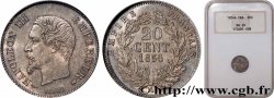20 centimes Napoléon III, tête nue 1854 Paris F.148/2
