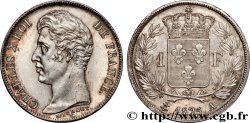 1 franc Charles X, matrice du revers à cinq feuilles 1825 Paris F.207/1