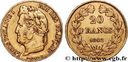 20 francs Louis-Philippe, Domard 1842 Lille F.527/28