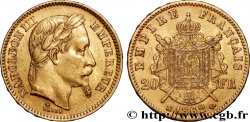 20 francs or Napoléon III, tête laurée 1862 Strasbourg F.532/5