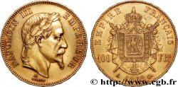 100 francs or Napoléon III, tête laurée 1868 Paris F.551/10