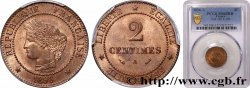 2 centimes Cérès 1896 Paris F.109/22 FDC65 PCGS