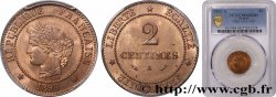 2 centimes Cérès 1896 Paris F.109/22 FDC66 PCGS