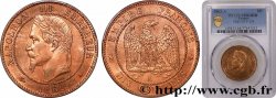Dix centimes Napoléon III, tête laurée 1862 Paris F.134/7