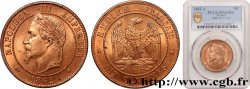 Dix centimes Napoléon III, tête laurée 1862 Paris F.134/7 MS65 PCGS