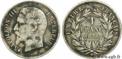 1 franc Napoléon III, tête nue  1856 Strasbourg F.214/7