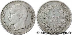 1 franc Napoléon III, tête nue 1857 Paris F.214/10 TB30 