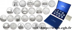 COFFRET des 12 Monnaies Belle Épreuve 1,5 euro/10 francs, 15 écus/100 francs et 15 euro / 100 francs - MONUMENTS ET SITES D’EUROPE n.d. Paris F5.2005 1