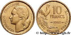 10 francs Guiraud 1951  F.363/4