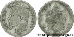 1 franc Napoléon III, tête laurée 1867 Strasbourg F.215/7