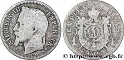 1 franc Napoléon III, tête laurée 1869 Strasbourg F.215/15