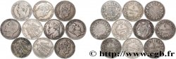 Lot de dix écus de 5 francs n.d.  F.-/