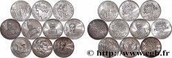 Lot de 10 pièces de 100 francs commémoratives - - F.-/