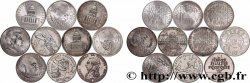 Lot de 10 pièces de 100 francs commémoratives - - F.-/