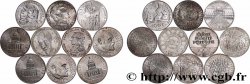 Lot de 10 pièces de 100 francs commémoratives - - F.-/