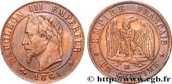 Un centime Napoléon III, tête laurée 1861 Strasbourg F.103/2